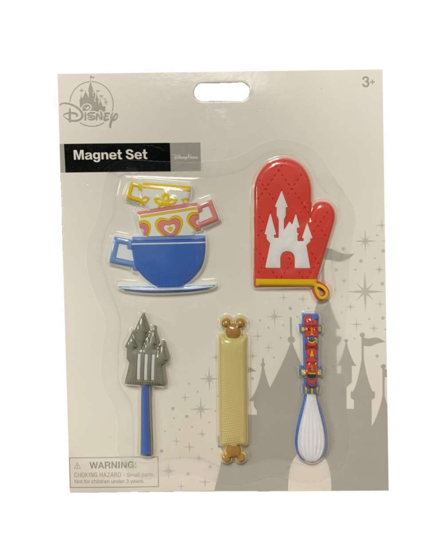 Magnets * | Disney Magnet Set Magic Kingdom Kitchen Utensils