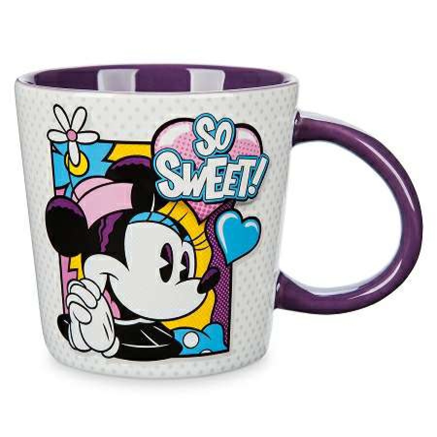 Mugs * | Disney Coffee Mug Minnie Mouse Comic