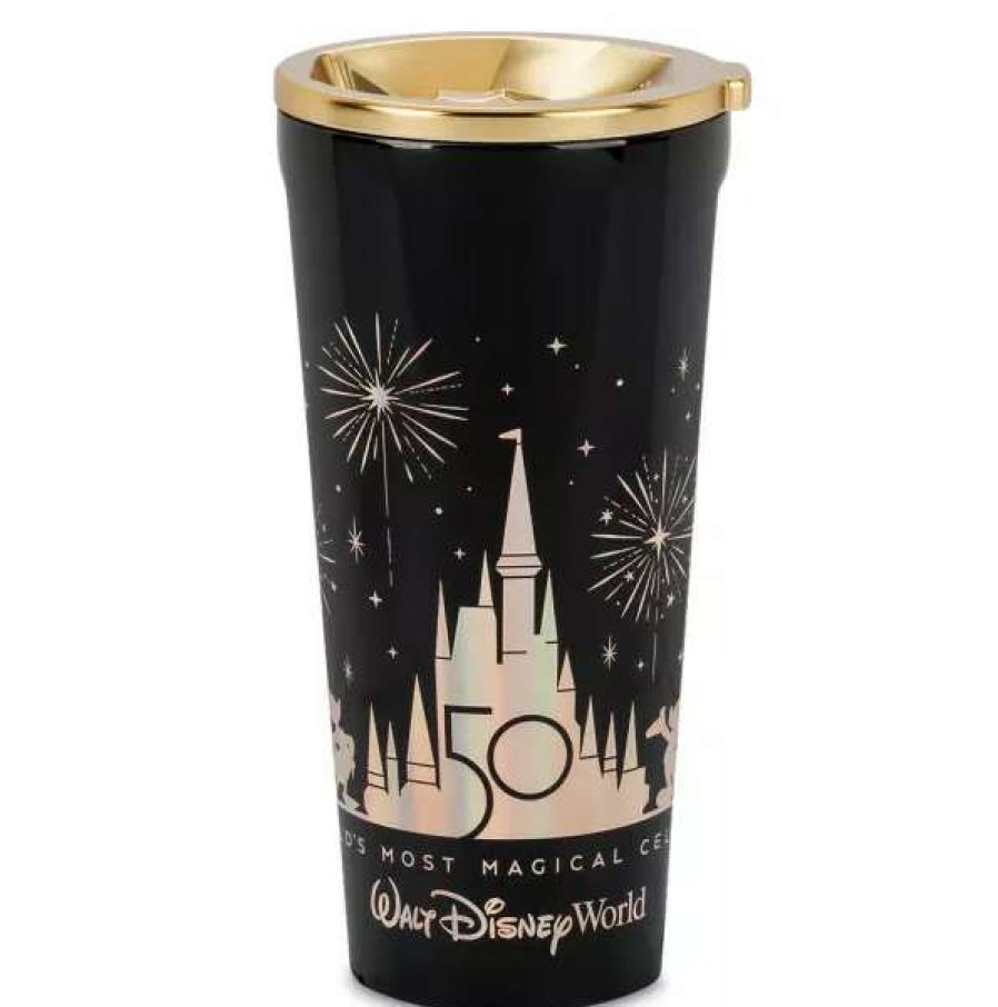 Mugs * | Disney Corkcicle Tumbler 50Th Anniversary Stainless