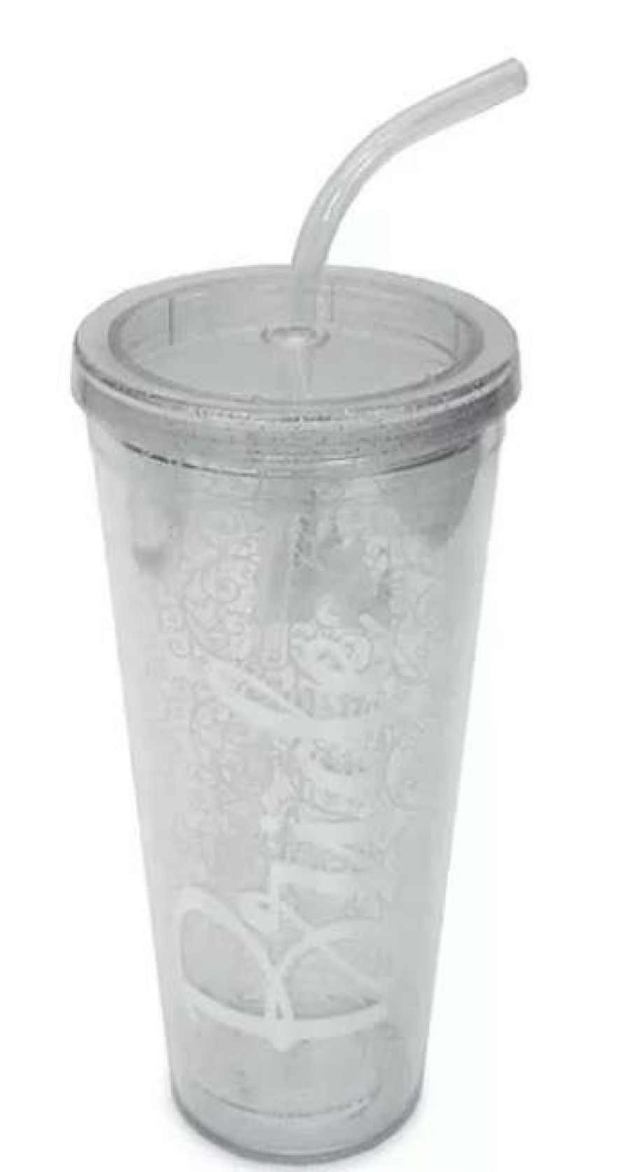 Plasticware * | Disney Travel Tumbler With Straw Fantasyland Castle Bride