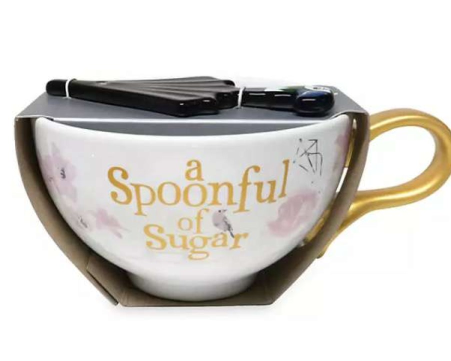 Mugs * | Disney Coffee Mug & Spoon Set Mary Poppins