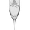 Glassware * | Disney Arribas Flute Glass Walt Disney World 50Th Anniversary