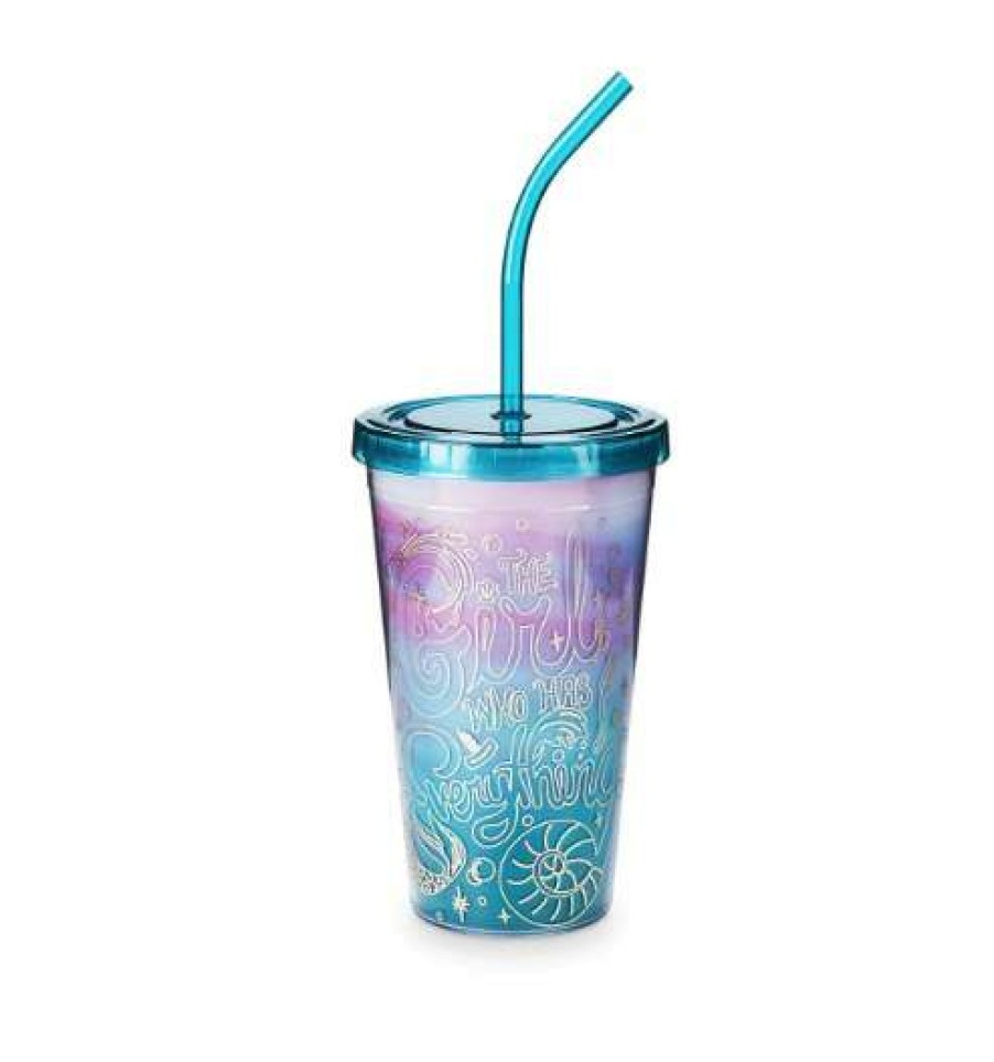 Plasticware * | Disney Tumbler With Straw Ariel The Girl Who Has Everything