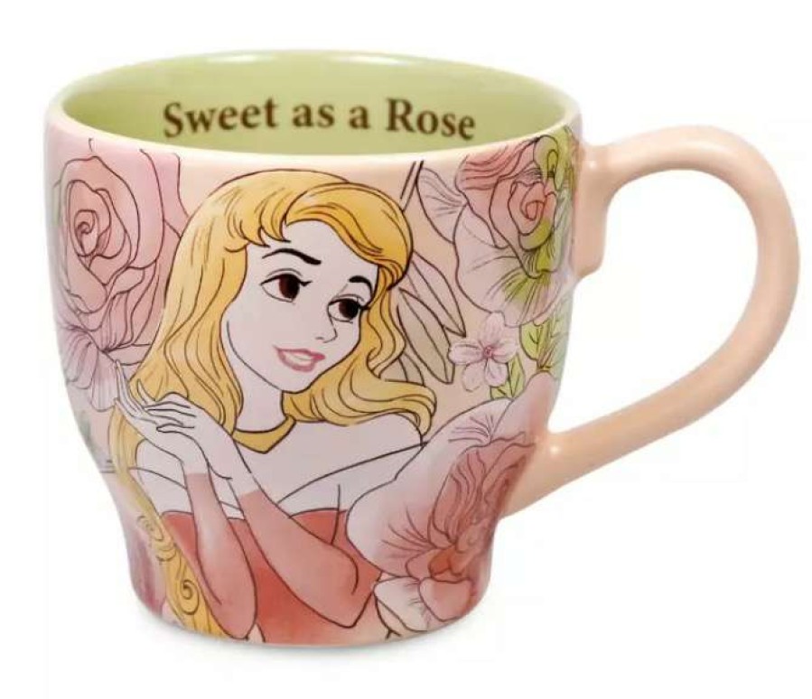 Mugs * | Disney Coffee Mug Aurora Sweet As A Rose