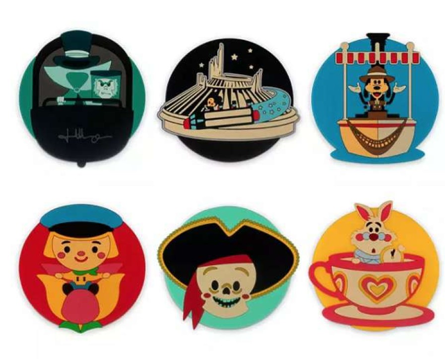 Accessories * | Disney Coaster Set Disney Parks Jerrod Maruyama