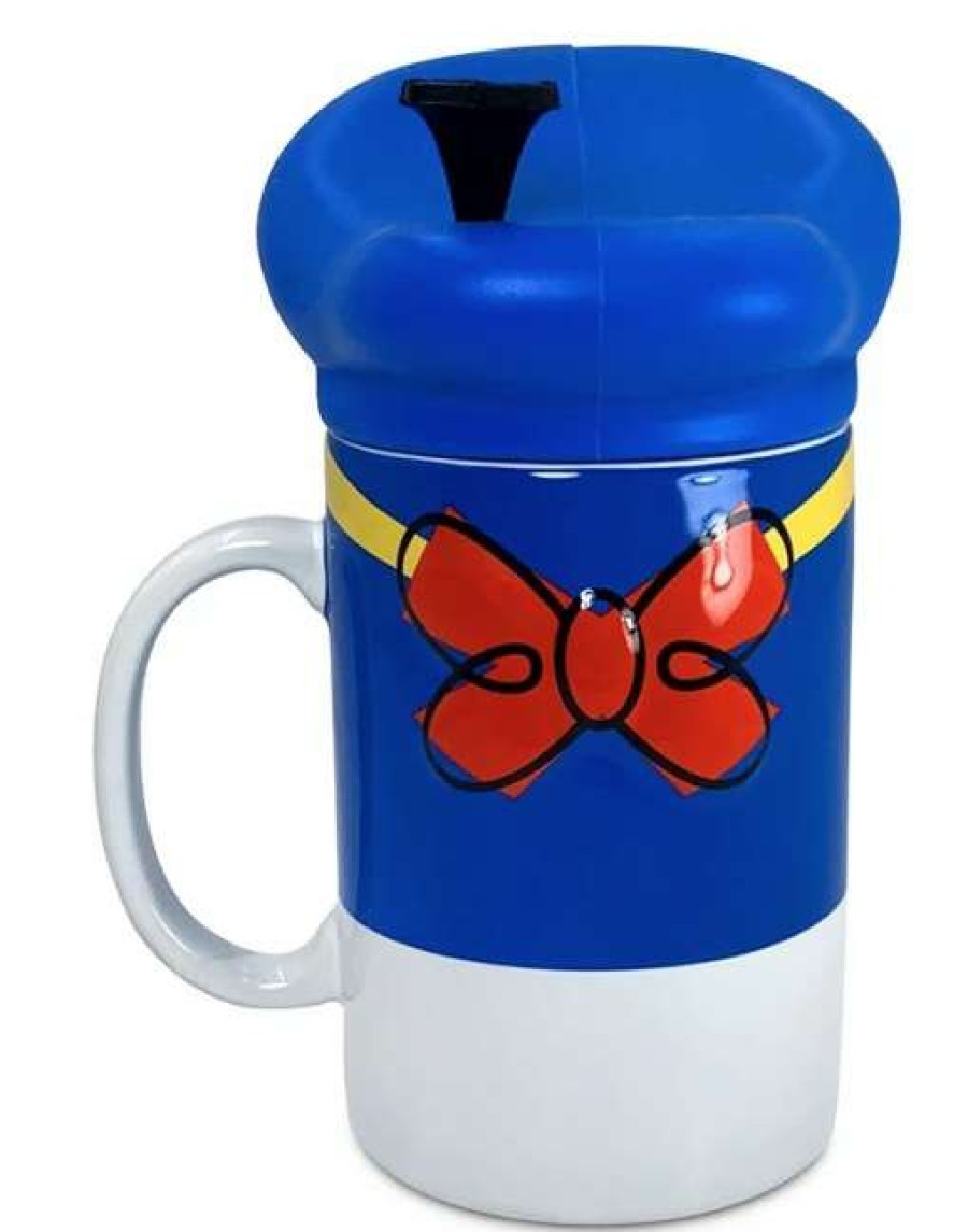 Mugs * | Disney Coffee Mug Donald Duck Mug With Lid