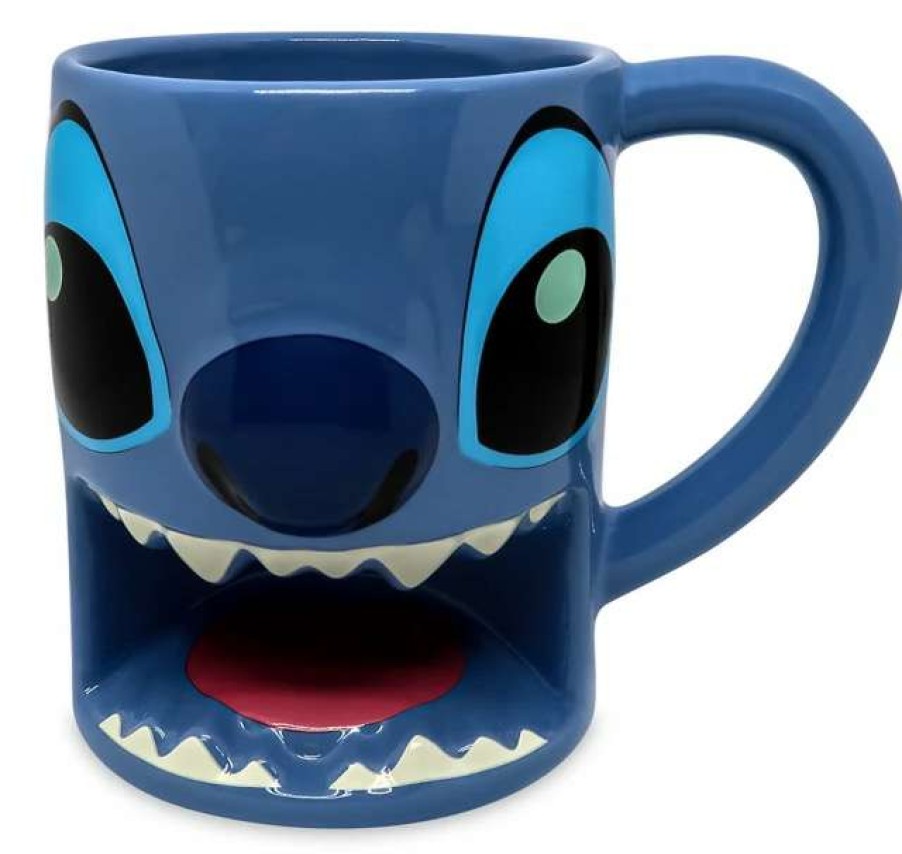 Mugs * | Disney Coffee Mug Stitch Sculpted