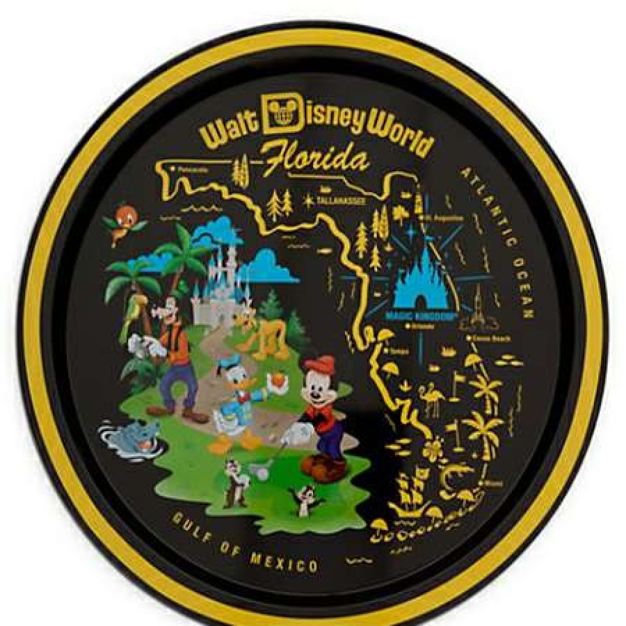 Accessories * | Disney Souvenir Tray Walt Disney World Mickey Mouse & Friends