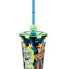 Plasticware * | Disney Tumbler With Straw Toy Story Crew With Alien Straw