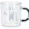 Mugs * | Disney Glass Mug Fantasyland Castle I Run This Castle