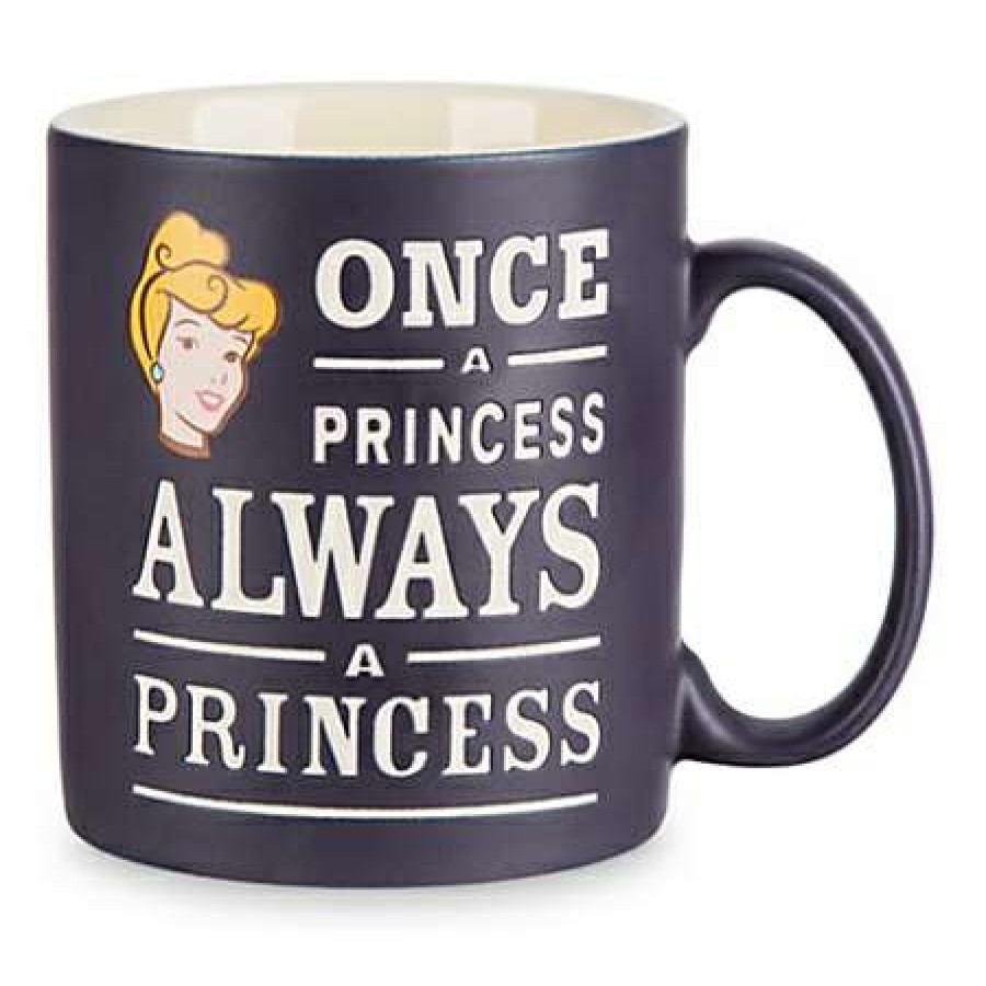 Mugs * | Disney Coffee Mug Cinderella Once A Princess Always A Princess