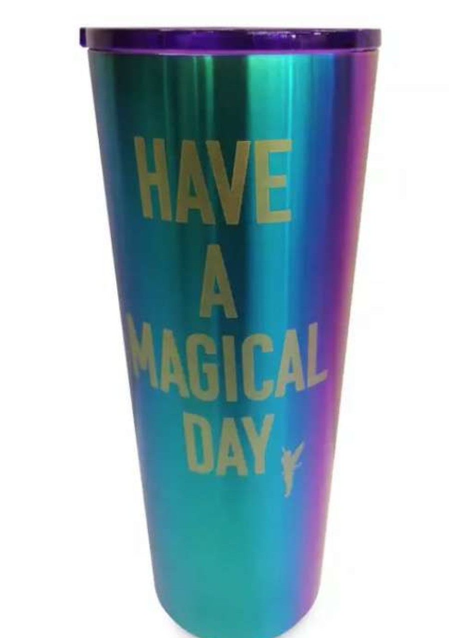 Mugs * | Disney Stainless Steel Tumbler Tinker Bell Magical Day