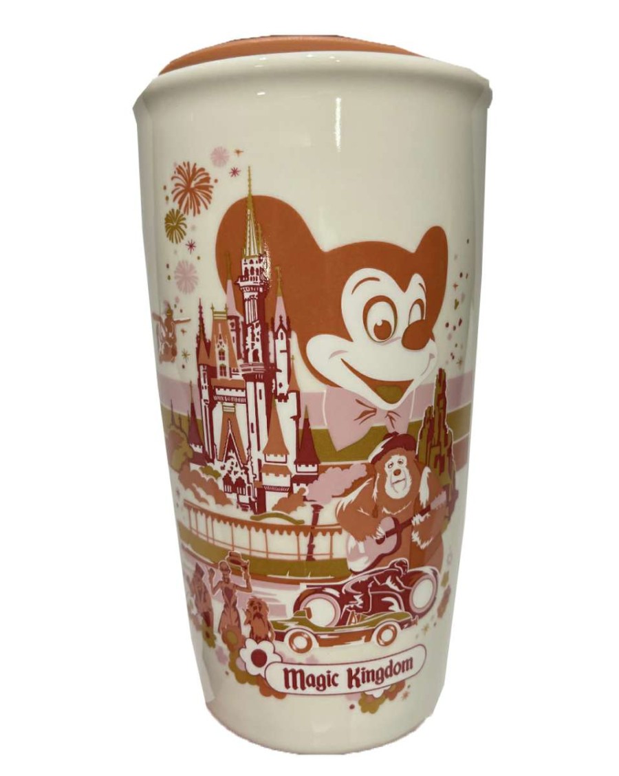 Mugs * | Disney Starbucks Travel Tumbler 50Th Anniversary Vault Magic Kingdom