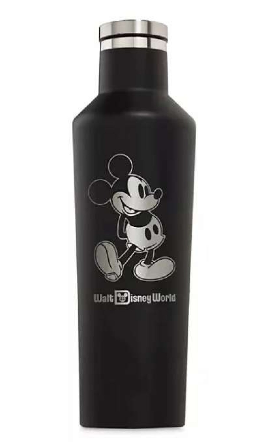 Mugs * | Disney Travel Tumbler Mickey Mouse Stainless Steel Black