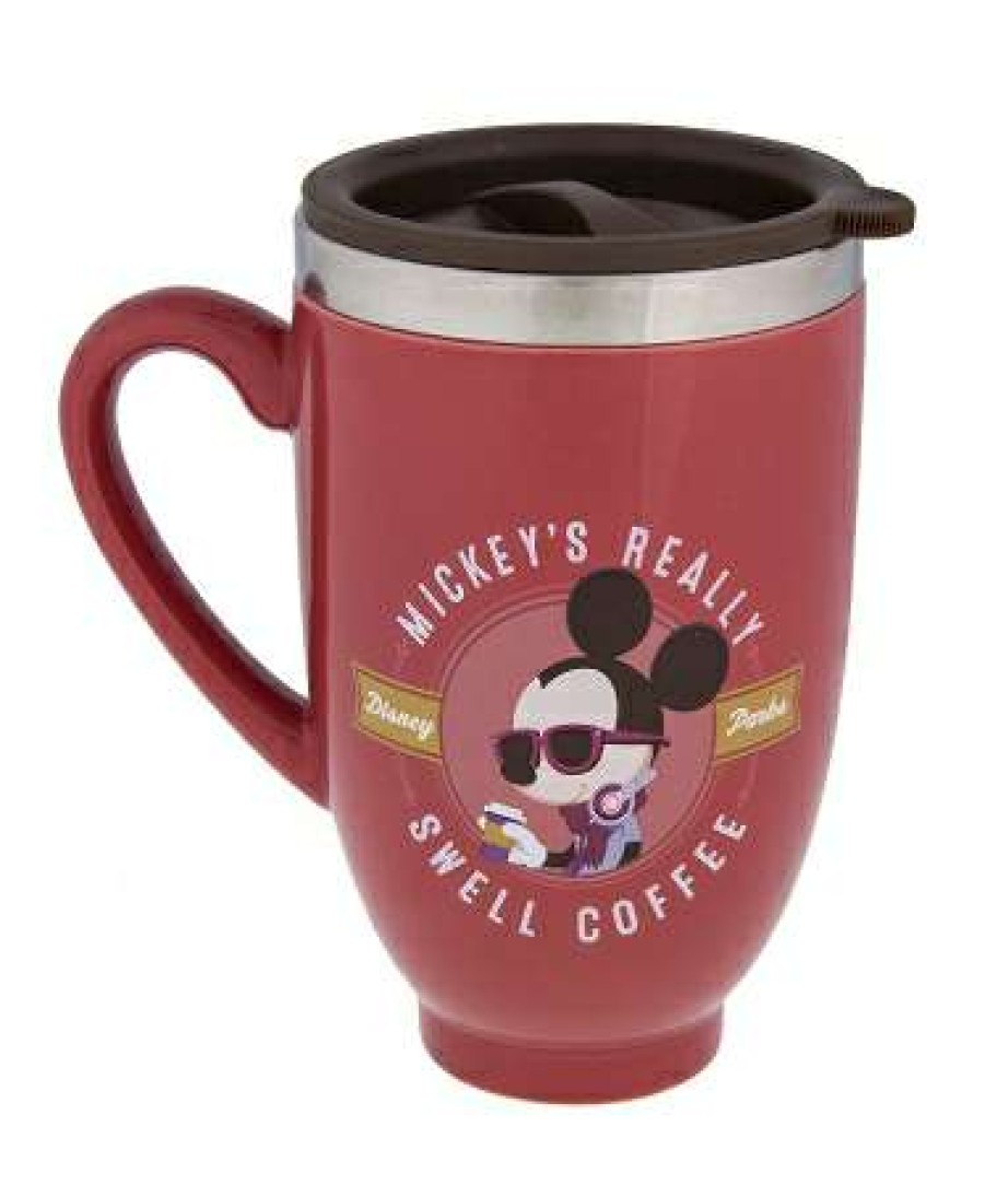 Mugs * | Disney Travel Mug Mickey'S Really Swell Hip Mickey