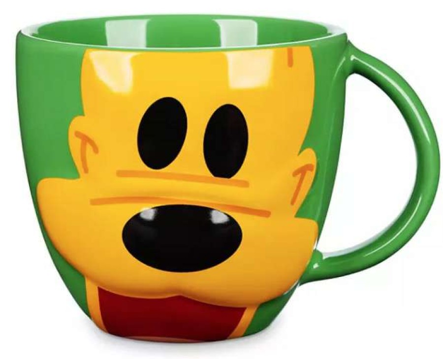 Mugs * | Disney Coffee Mug Pluto Face Mousewares