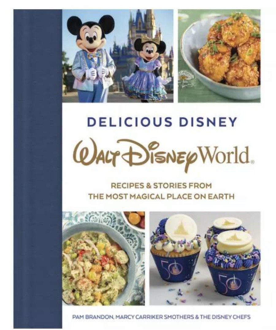 Accessories * | Disney Delicious Disney Cook Book Walt Disney World 50Th Anniversary