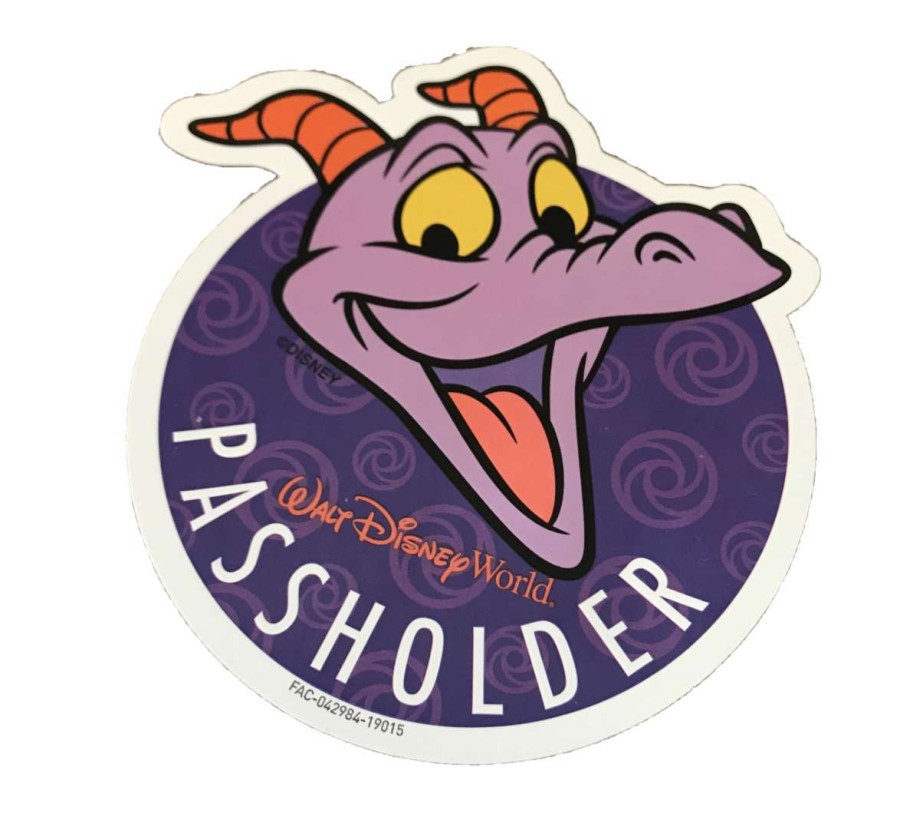 Magnets * | Disney Magnet Figment Walt Disney World Passholder