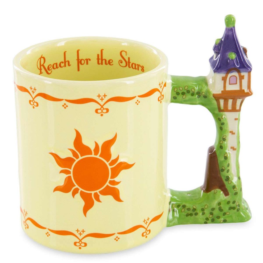 Mugs * | Disney Coffee Mug Rapunzel Luminaria Sculpted