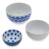 Glassware * | Disney Nesting Bowl Set Mickey Mouse Homestead Blue