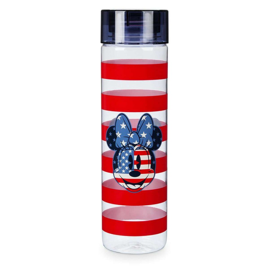 Plasticware * | Disney Water Bottle Mickey And Minnie Mouse Americana