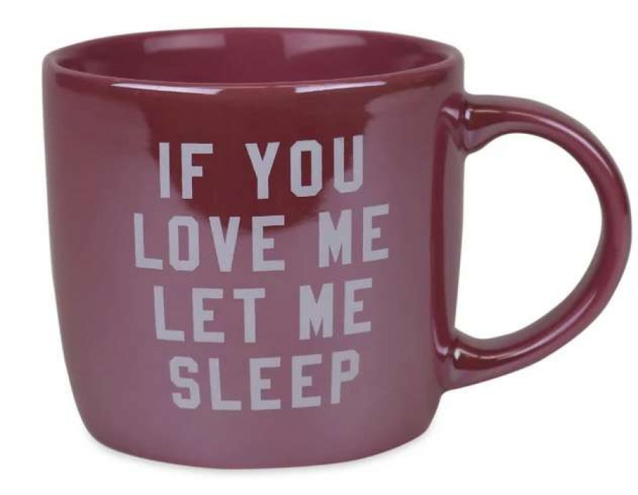 Mugs * | Disney Coffee Mug Lady If You Love Me, Let Me Sleep