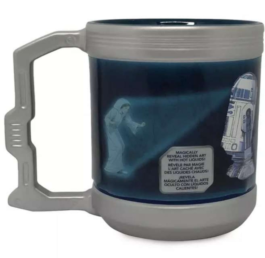 Mugs * | Disney Coffee Mug R2-D2 And Princess Leia Color Changing