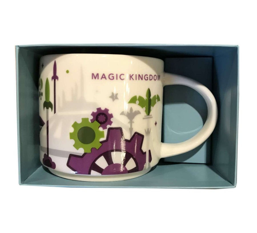 Mugs * | Disney Coffee Mug Starbucks You Are Here Magic Kingdom #3