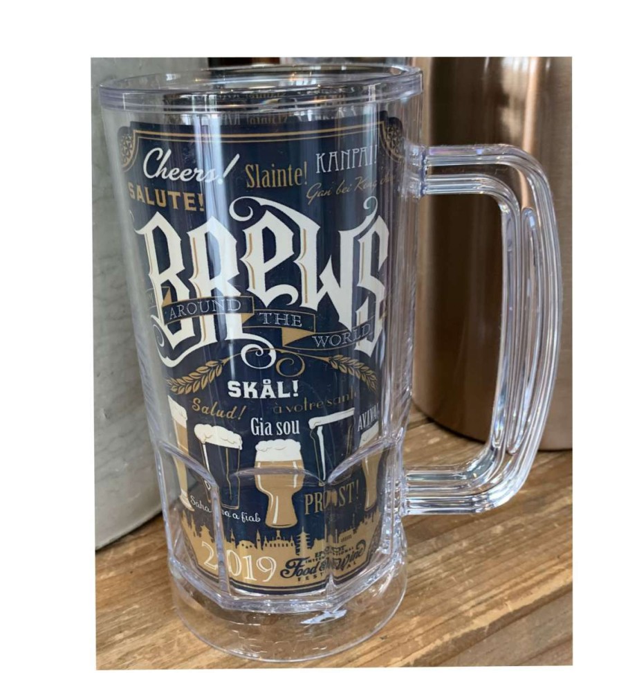 Mugs * | Disney Stein Mug 2019 Food & Wine Brews Around The World Plastic