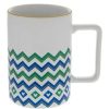 Mugs * | Disney Coffee Mug Mickey Icon Geometric Zig Zag