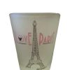 Glassware * | Disney Shot Glass Eiffel Tower I Love Paris