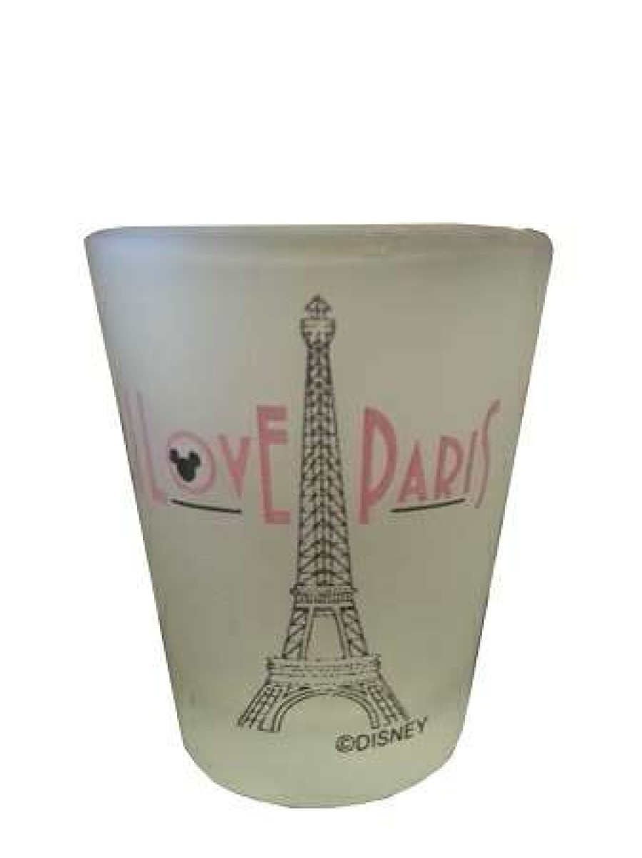 Glassware * | Disney Shot Glass Eiffel Tower I Love Paris