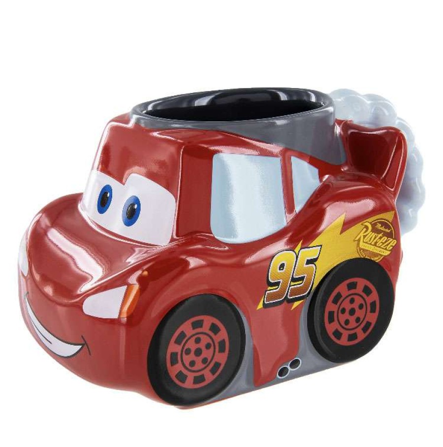 Mugs * | Disney Sculpted Mug Cars Lightning Mcqueen