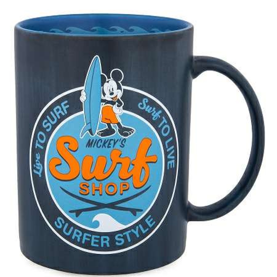 Mugs * | Disney Coffee Mug Mickey Mouse Live To Surf