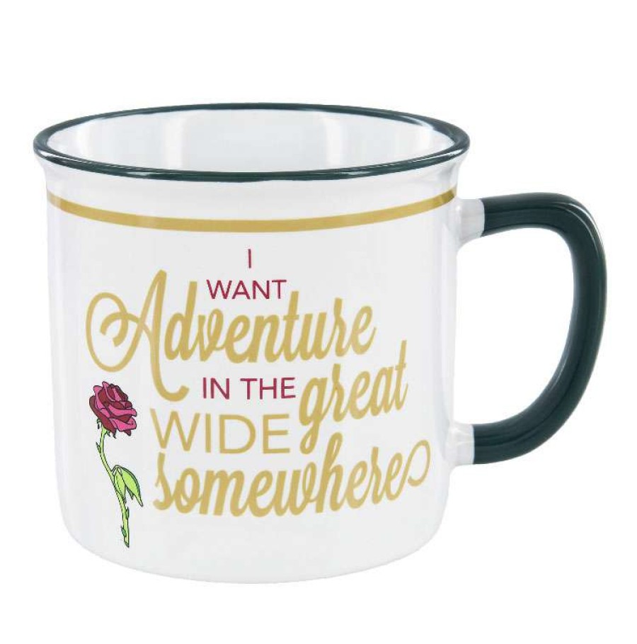 Mugs * | Disney Coffee Mug Belle Adventure In The Great Wide Somewhere