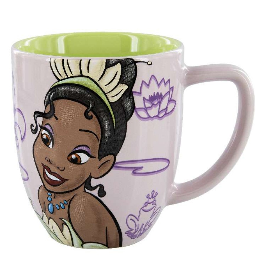 Mugs * | Disney Coffee Mug Princess Tiana Portrait Never Give Up