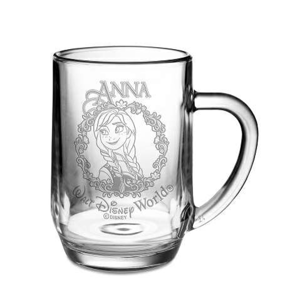 Mugs * | Disney Arribas Glass Mug Anna Personalizable