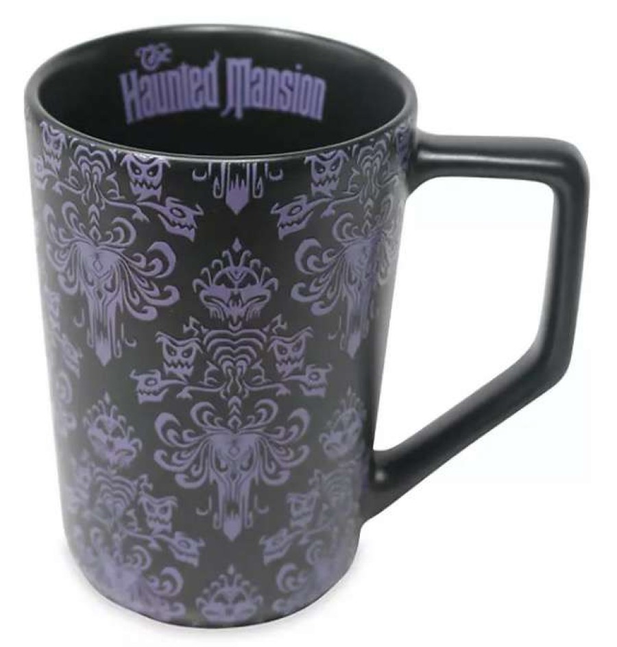 Mugs * | Disney Coffee Mug The Haunted Mansion Wallpaper