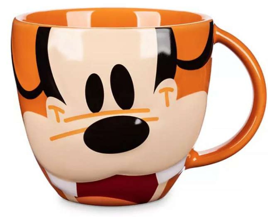 Mugs * | Disney Coffee Mug Goofy Face Mousewares