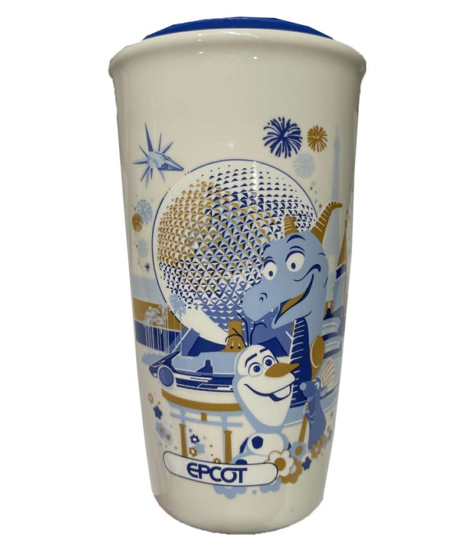 Mugs * | Disney Starbucks Travel Tumbler 50Th Anniversary Vault Epcot