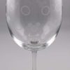 Glassware * | Disney Stemmed Wine Glass Mickey Mouse Icons & Circles