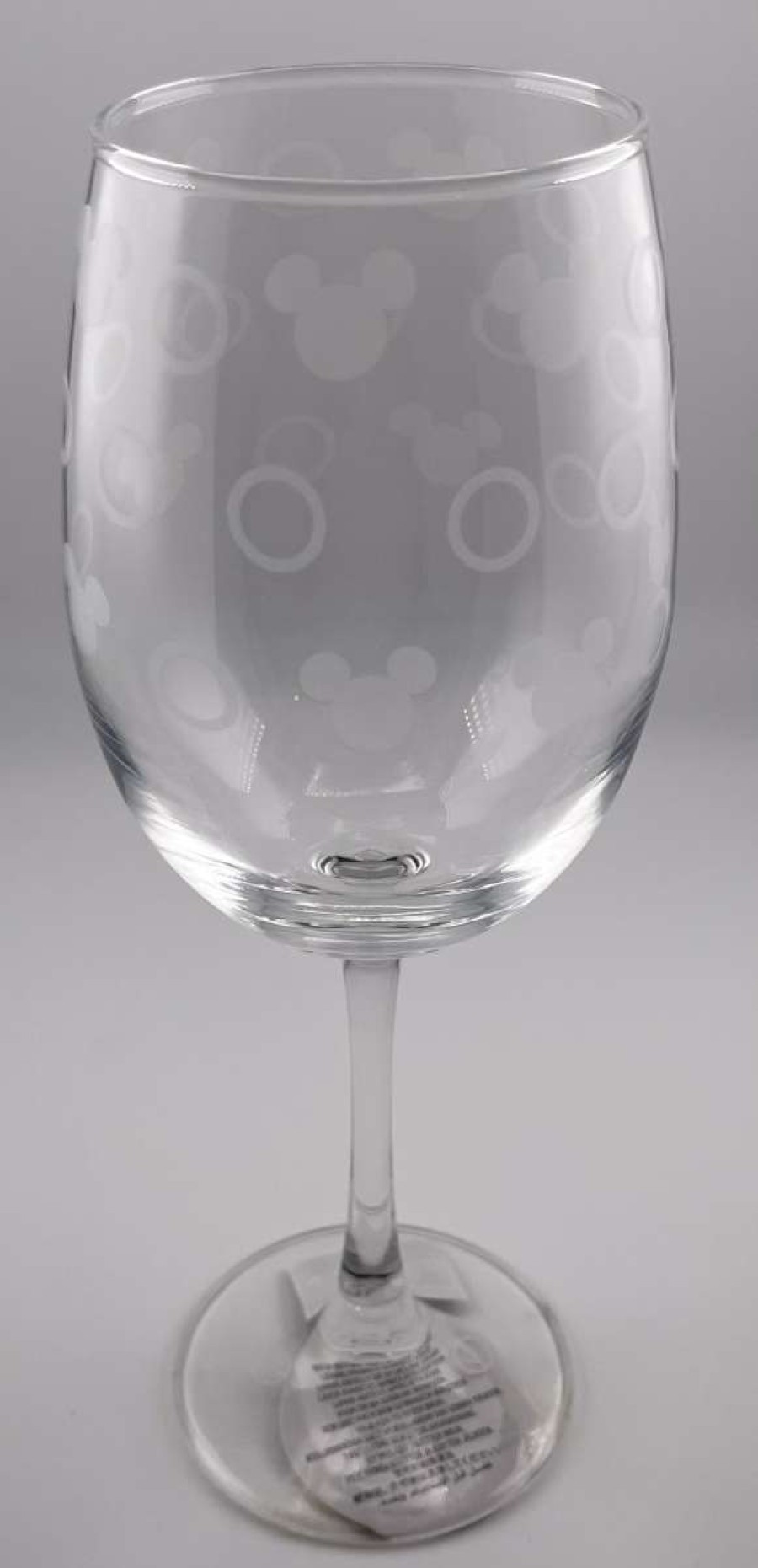 Glassware * | Disney Stemmed Wine Glass Mickey Mouse Icons & Circles