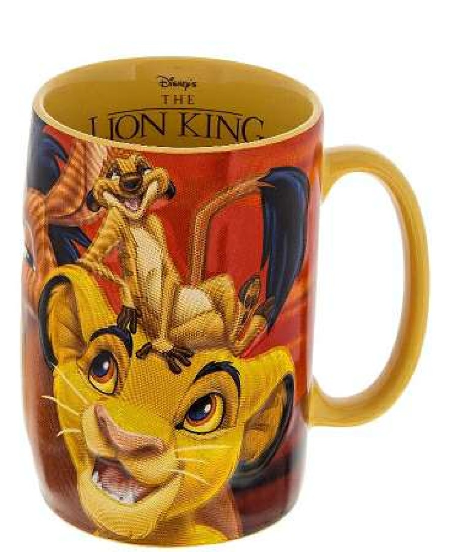 Mugs * | Disney Coffee Mug The Lion King Simba, Pumbaa, And Timon