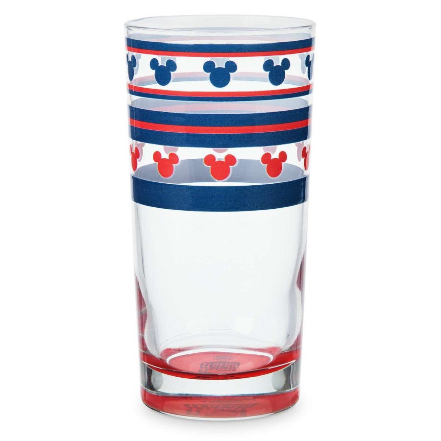 Glassware * | Disney Glass Tumbler Mickey Mouse Americana Tall