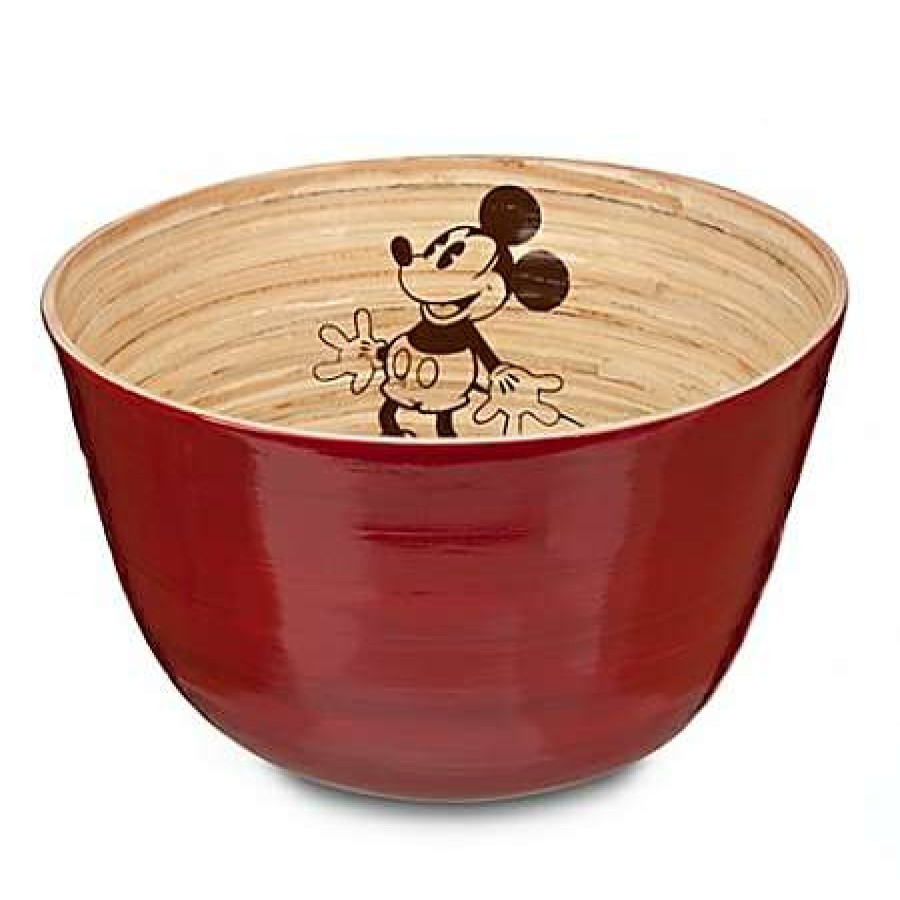 Accessories * | Disney Bowl Bamboo Mickey Mouse