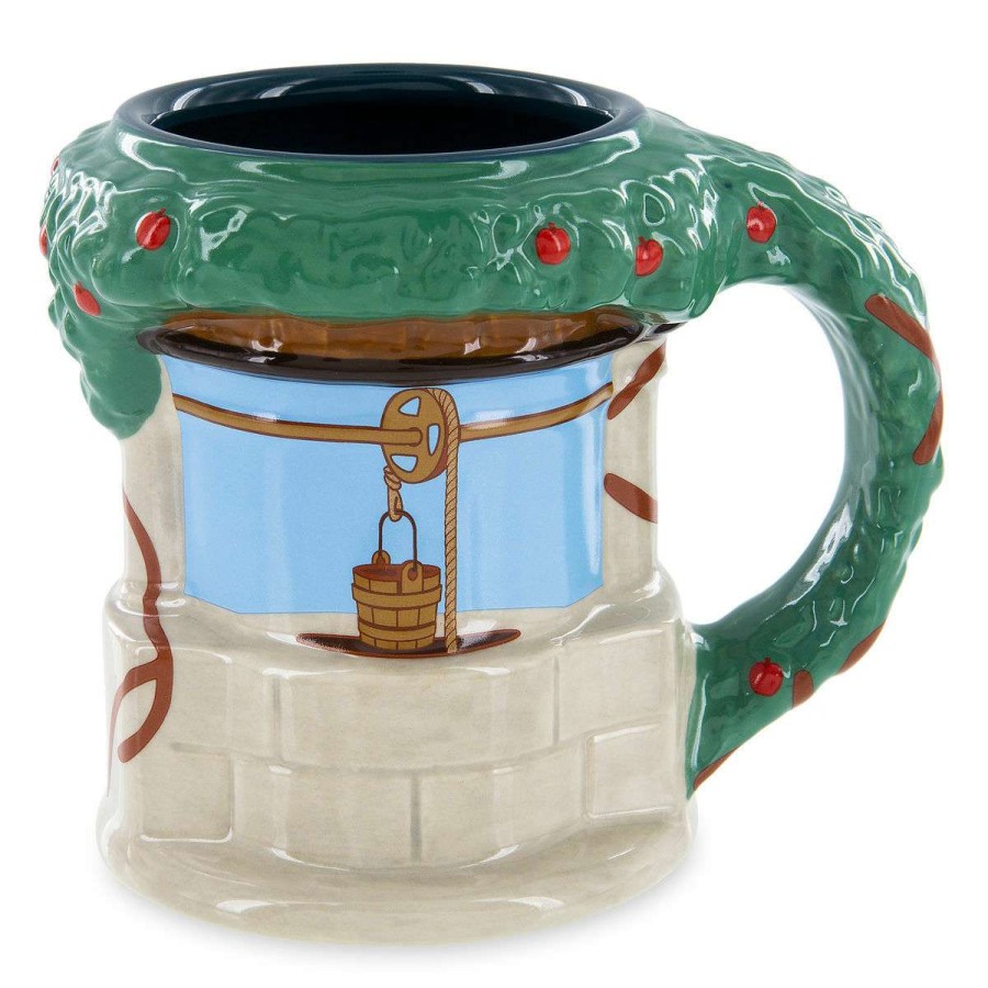 Mugs * | Disney Coffee Mug Snow White Wishing Well Sculpted