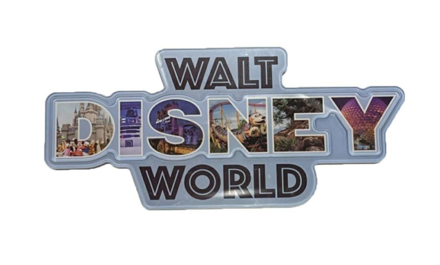 Magnets * | Disney Magnet Walt Disney World Logo Plastic