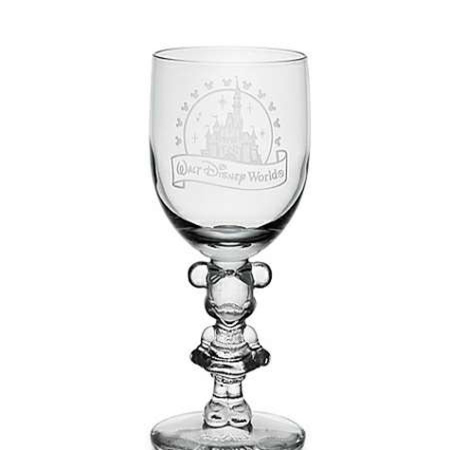 Glassware * | Disney Glass Goblet Personalizable Minnie Mouse By Arribas