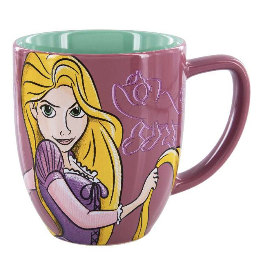 Mugs * | Disney Coffee Mug Princess Rapunzel Portrait Reach For The Stars