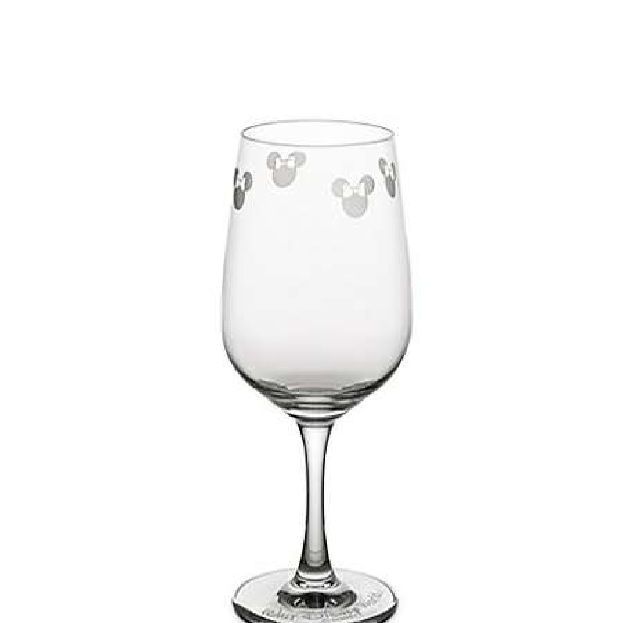 Glassware * | Disney Wine Glass Personalizable Minnie Mouse Icon By Arribas